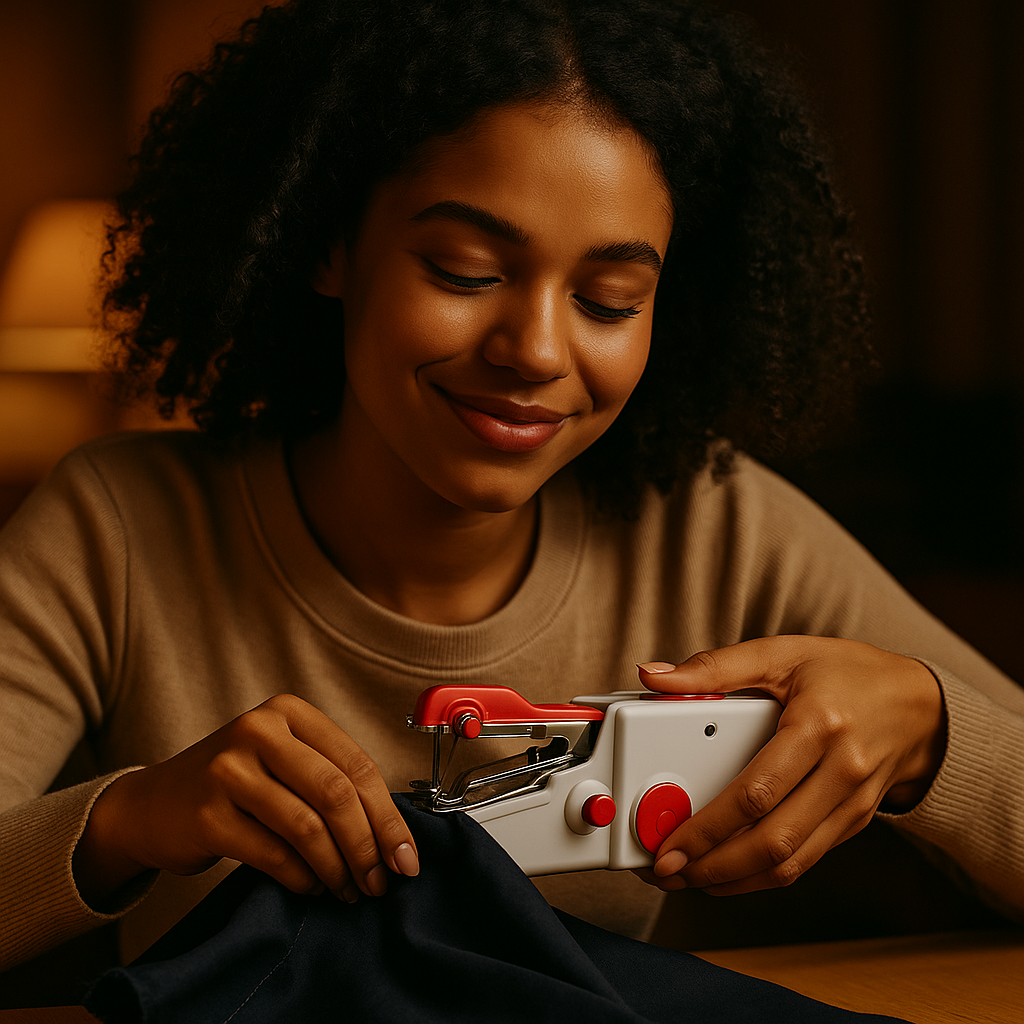 Stitchly™ Mini Handheld Sewing Machine